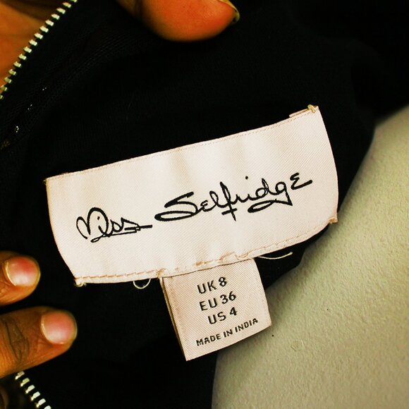 Chic 1920s Beaded Flapper Dress Vintage - Picture 3 of 4